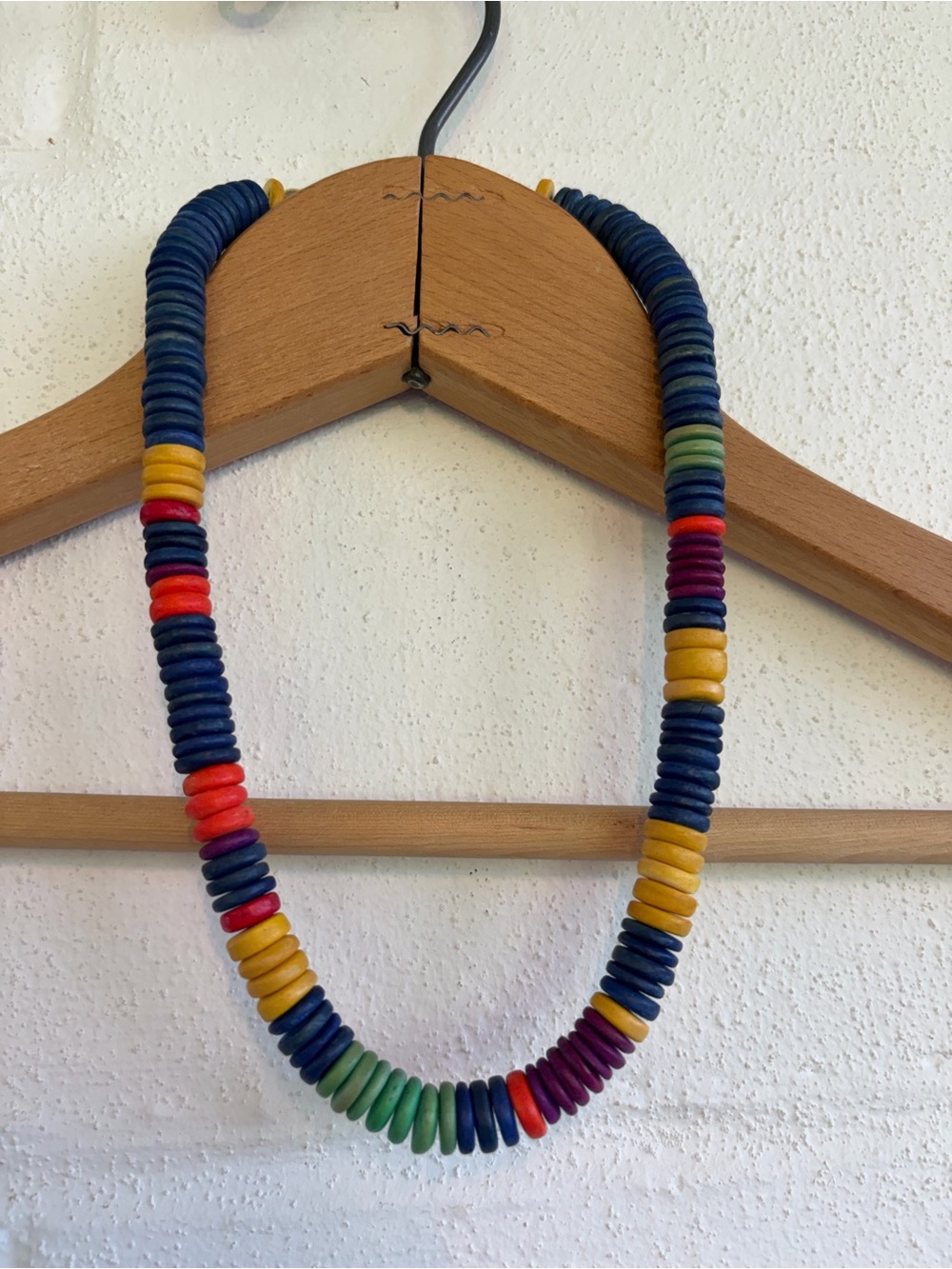 Colorful Disc Bead Necklace